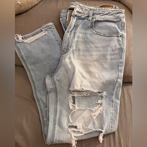 American Eagle high rise mom jeans
